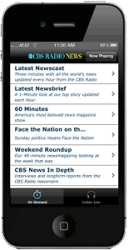 Image of CBS iPhone App